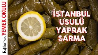 İstanbul Usulü Mükemmel Zeytinyağlı Yaprak Sarma Tarifi  Kolay ve Lezzetli🤤 [upl. by Swainson]