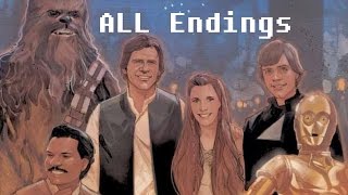 Return of the Jedi  All Endings [upl. by Ahseym]