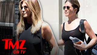 Jennifer Aniston is Nippin Out  TMZ TV [upl. by Yelram]