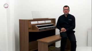 Johannus Studio 150  Basics 2 Overzicht van het orgel [upl. by Trembly]