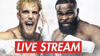 JAKE PAUL VS TYRON WOODLEY 2 LIVE STREAM BOXING FIGHT 🥊 WATCH PARTY REACTION NO LIVE FOOTAGE [upl. by Oalsecnew]