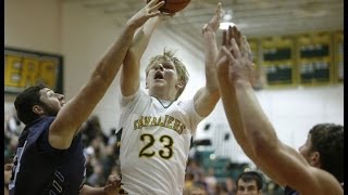 Aberdeen Roncalli Cavs vs Miller boys basketball 2 03 14 [upl. by Bathsheb]