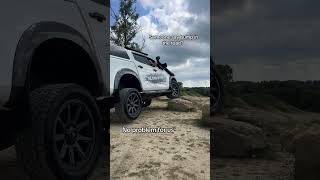 Finding traction where others wont liftedtrucks mudmaster rockclimb isuzu 4x4 pickuptruck [upl. by Keverne]