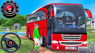 Real 4x4 Offroad Bus Driving 2024  Bus Drive Simulator Indonesia  Android GamePlay [upl. by Nivlad]