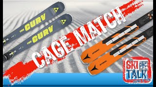 2025 Cagematch Atomic Redster Q98 vs Fischer Curv GT85 with SkiTalkcom [upl. by Akirdnwahs116]