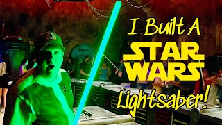 Savis Workshop Lightsaber Build • Walt Disney World [upl. by Leesen]