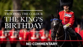 No Commentary Trooping The Colour 2024 The King’s Birthday Parade [upl. by Veta]