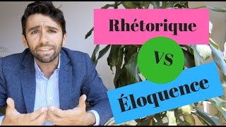 Rhétorique VS Éloquence [upl. by Cinomod]