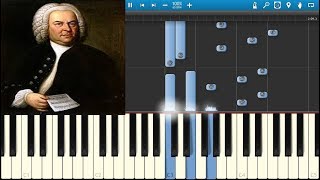 Preludio 1 en Do mayor BWV 846  J S Bach  Piano tutorial  Partitura [upl. by Eckardt]