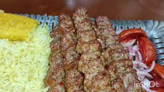 How to make kebab koobideh in the ovenfood kebab bbqbeefgrillgrillingyoutuberyoutube [upl. by Menell]