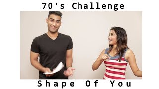 70s Challenge on Shape Of You  Amika Shail [upl. by Rodama]