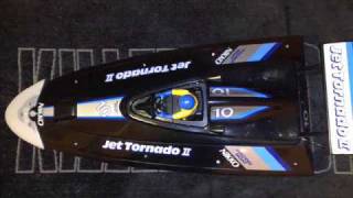 NIKKO Jet Tornado II Vintage RC Speed boat with Tamiya Motor 540 type Mabuchi Sport Tuned [upl. by Beatrisa]