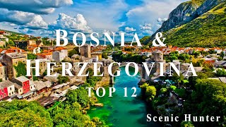 12 Best Places To Visit In Bosnia and Herzegovina  Bosnia Travel Guide [upl. by Aran]