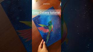 how to paint galaxy tutorial acrylicpaintng easyacrylicpaintingideas artistsoninstagram shorts [upl. by Anabal418]