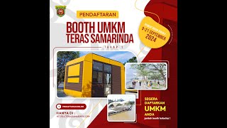 Pendaftaran Booth UMKM di Teras Samarinda [upl. by Maxima]