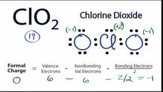 How to Draw the Lewis Structure for ClO2 Chlorine dioxide [upl. by Elledoj359]