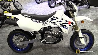 2017 Suzuki DRZ 400 SM  Walkaround  2016 AIMExpo Orlando [upl. by Gent557]