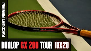 Dunlop CX 200 Tour 18x20 315g 2021 Racquet Review [upl. by Iraj]