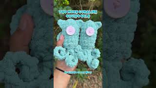 Crochet Coralines squids kawaiicrochet etsyhandmade amigurumidoll crochetplushies [upl. by Artema508]