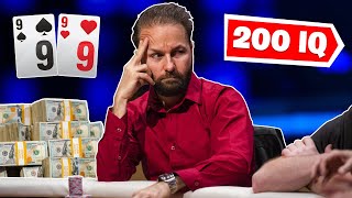 Best Poker 200 IQ PLAYS and READS [upl. by Eicnahc]