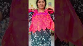 Nenu cloth asalu waste cheyanu👍😁sareetodressbabyfrocksaree kidslehangaamini ytshortsindia [upl. by Moshell]