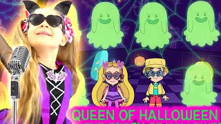 Diana and Roma Sing Along Music Video quotQueen of Halloweenquot with Lyrics [upl. by Fogel]