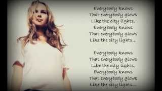 Bridgit Mendler  City Lights Lyrics HD [upl. by Arelc]