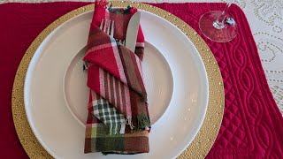 Napkin Folding Tutorial For Cutlery stylishdecorating napkintfoldingtutorial [upl. by Nahraf]