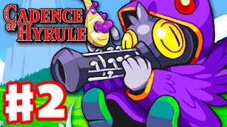 Cadence of Hyrule  Gameplay Walkthrough Part 2  Wizzroboe Boss Fight Nintendo Switch [upl. by Maisel]