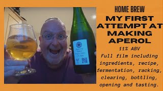 My first attempt at home brewing Aperol at 11 ABV  Full film from ingredients to tasting [upl. by Junji43]