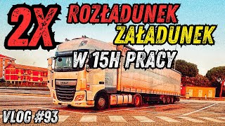 ZAŁADUNEK  2x ROZŁADUNEK I JESZCZE ZAŁADUNEK W 15h PRACY 😎 ZAPOWIADA SIĘ CIEKAWIE 🫣 VLOG93 [upl. by Casimir483]