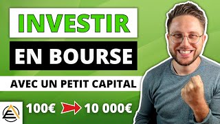 Comment INVESTIR en BOURSE avec un PETIT CAPITAL  50€mois [upl. by Brewster]