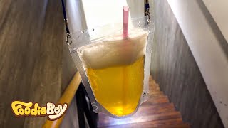 호가든 맥주  Hoegaarden Beer in Plastic Bag  Korean Street Food  대구 서문야시장 길거리 음식 [upl. by Holtz]