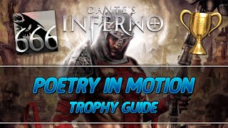 Dantes Inferno  Poetry in Motion Trophy Guide [upl. by Ailegnave]