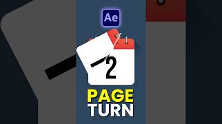 page turn animation after effects  aftereffects tutorial [upl. by Hnim]