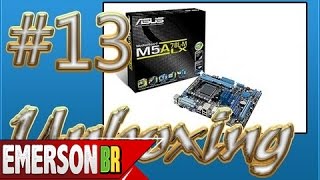 013 Unboxing  Placa mãe ASUS M5A78LM LX AM3 Micro ATX AMD 760G DDR3 SATA II [upl. by August917]