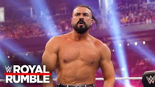 Andrade makes a stunning return Royal Rumble 2024 highlights [upl. by Nela]