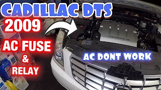 AC dont work on Cadillac DTS 2009 AC fuse and Relay AC compressuse fuse and relay [upl. by Gabler829]