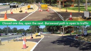 Burswood Park shared path is now open to cyclists [upl. by Fionnula]