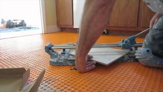 How to cut a tile in half on a diagonal [upl. by Leopoldine]