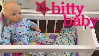 American Girl Bitty Baby Crib and Haul [upl. by Llerihs]