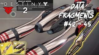 Destiny 2 Warmind Data Memory Fragments Locations 42  45 Core Terminus Star Wars Sparrow [upl. by Ecirahs476]