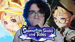 Zy0x VOD Jul 5 2024  Reacting To The Genshin 48 Livestream quotSummertide Scales and Talesquot [upl. by Nannerb155]