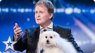 Marc Métral and his talking dog Wendy wow the judges  Audition Week 1  Britains Got Talent 2015 [upl. by Waite941]