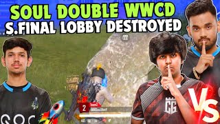 iQOOSoul Double WWCD ✅ Destroy Whole Lobby 😳 Soul Manya amp Saumay on Fire 🔥 Team SouL 🚀 [upl. by Enihpesoj234]