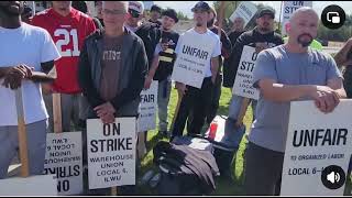 Mayor Join Georgia Pacific Workers on Picket Line [upl. by Lorie]