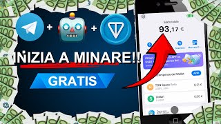 Come fare soldi online con Telegram utilizzando il BOT Miner GRATIS  Tutorial passo dopo passo [upl. by Wilbur]