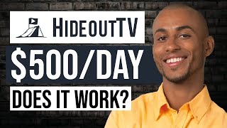 How To Make Money Watching Videos On Hideout TV 2023 [upl. by Akimet]