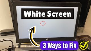 How To Fix White Screen issue on Windows 1011 [upl. by Charpentier]