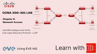 CCNA 200301 Lab  Chapter 2 Network Access  Lab 018 Configure and Verify LLDP [upl. by Odlawso460]